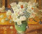 Anna Ancher en buket blomster oil painting artist